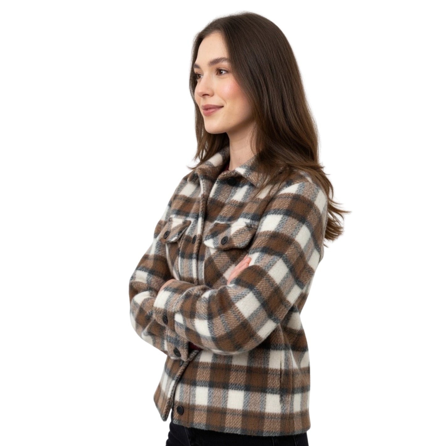 Rose Reid Surprised by Oxford (2023) Grey Coat