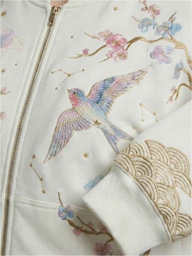 Women’s Artistic Fleece Zip Jacket