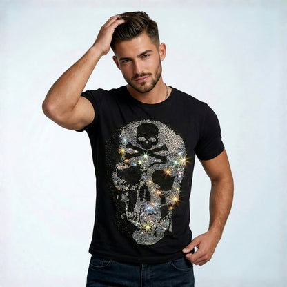 Midnight Skull Rhinestone T-shirt