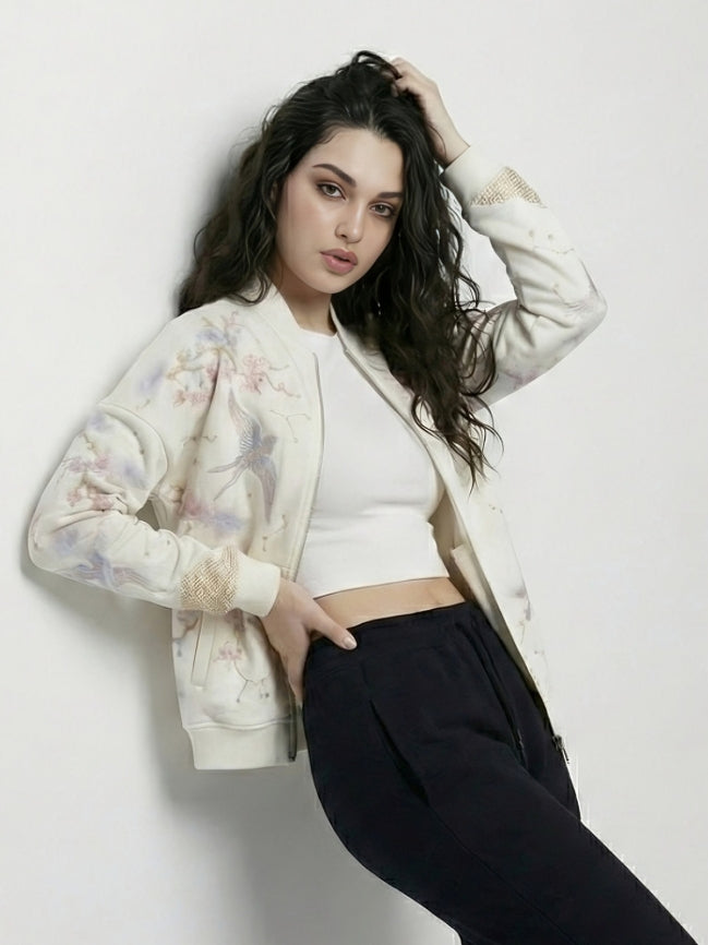 Women’s Artistic Fleece Zip Jacket