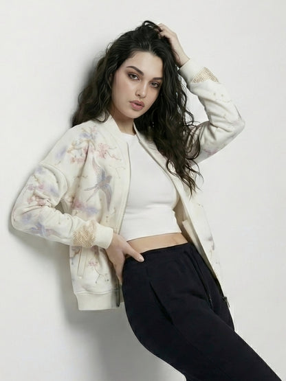 Women’s Artistic Fleece Zip Jacket