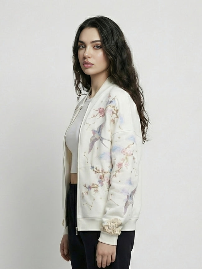 Women’s Artistic Fleece Zip Jacket