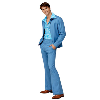 Cousin Eddie Christmas Vacation Blue Suit Festive Holiday Attire