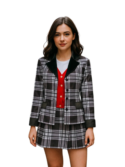North West Halloween Checkered Costume – Stylish and Spooky Costume for Halloween Party