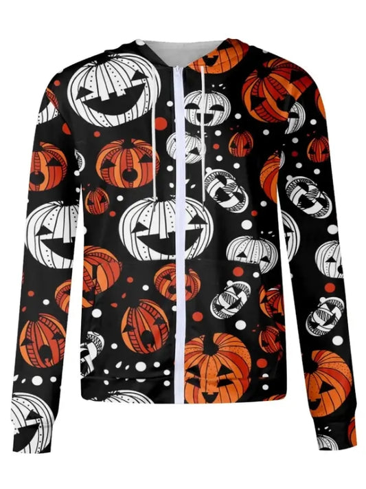 Halloween Scrub Jacket – Spooky and Comfortable Medical Apparel for Halloween Season