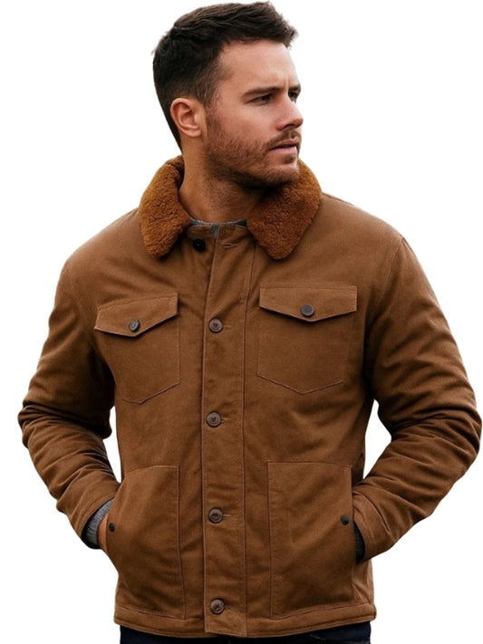 Men's Waxed Cotton Deck Jacket