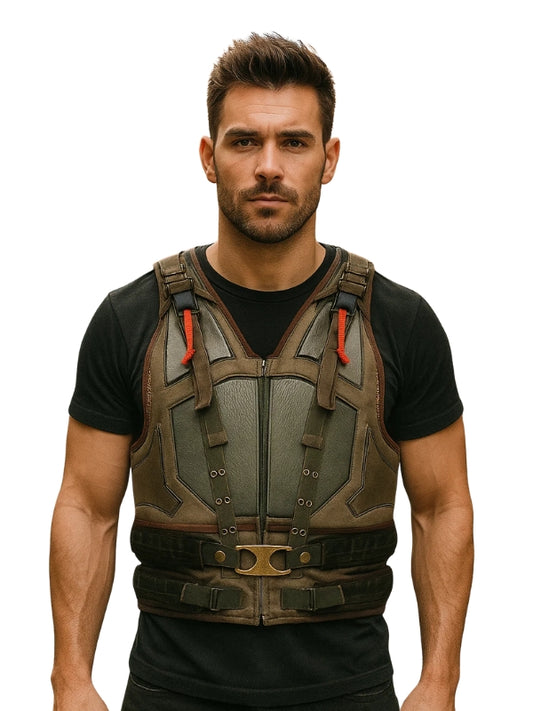 Dark Knight Rises Bane Vest - Military Green Tactical Jacket-Official Style Vest