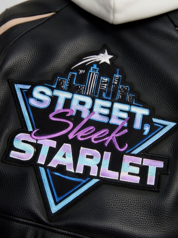 Men’s STARLET Leather Bomber Jacket