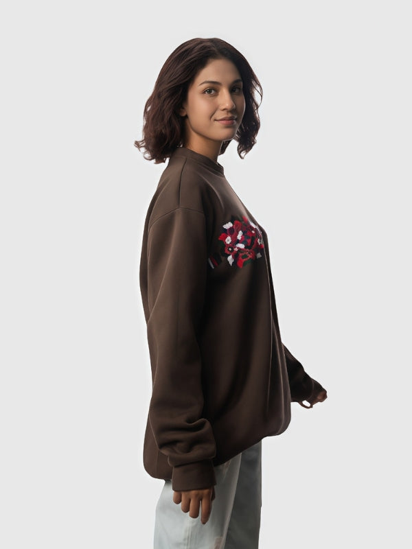 Women's Premium Heavyweight Sweatshirt - Hand Embroided