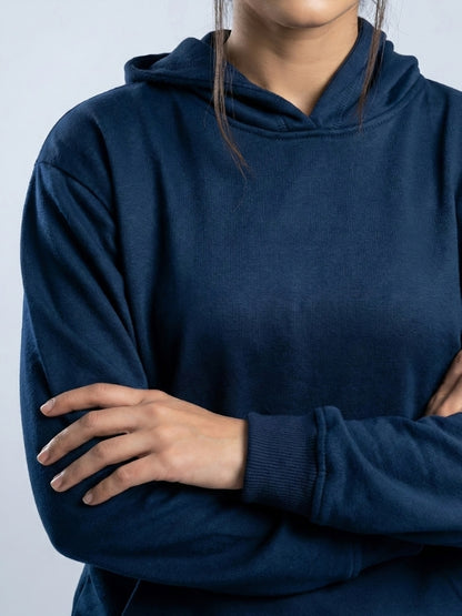 Unisex Blue Oversized Fleece Tracksuit