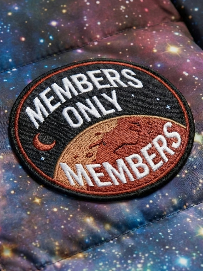 Women’s Cosmic Print Puffer Jacket