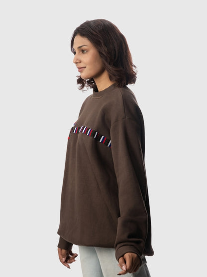 Women's Premium Heavyweight Sweatshirt - Hand Embroided