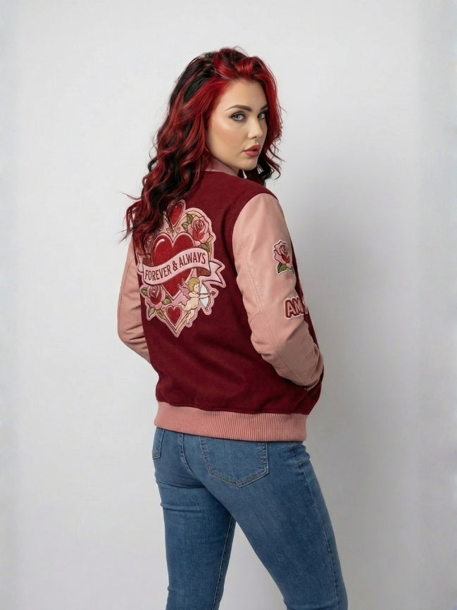 Cupid Valentine Varsity Jacket