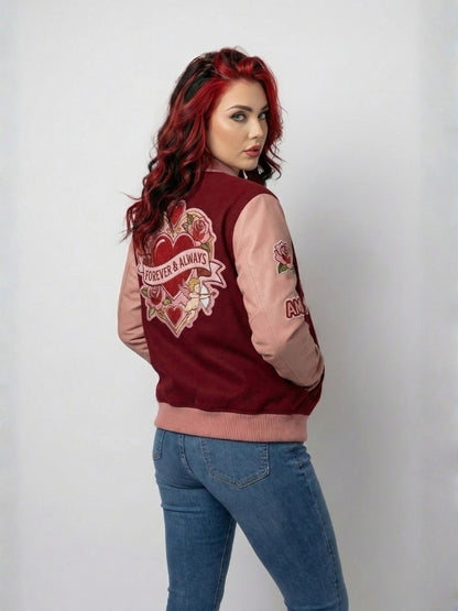 Cupid Valentine Varsity Jacket