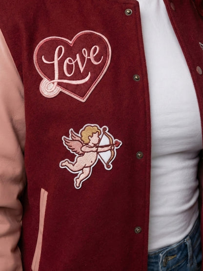 Cupid Valentine Varsity Jacket