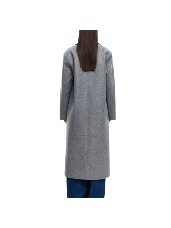 Women's Handmade Olsen Grey Wool Coat