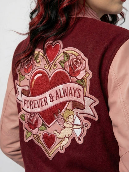 Cupid Valentine Varsity Jacket