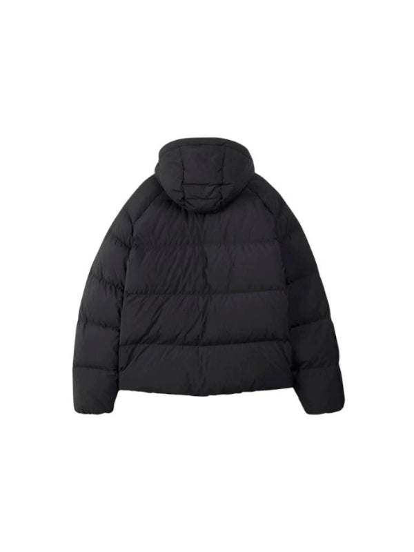 Men's Black Y-3 Quilted Puffer Jacket