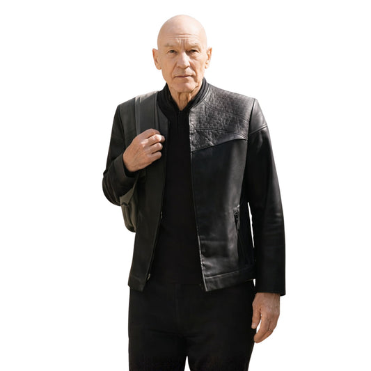 Jean-Luc Picard Star Trek: Picard 2023 Black Jacket