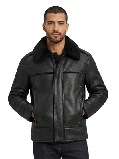 Men's Thayden Aviator B3 Leather Jacket