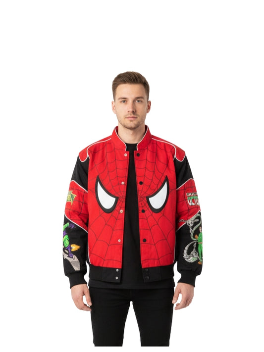 Vintage Design Spider-Man Racing Jacket