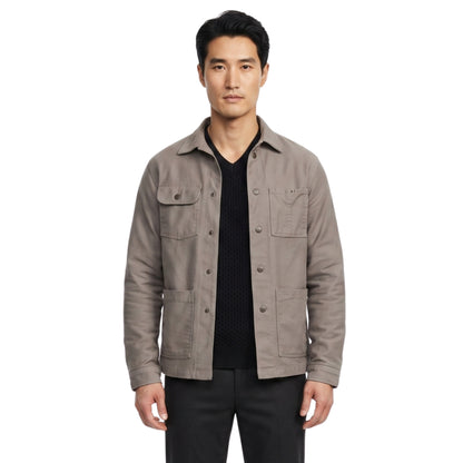Walker Season 01 Alex Landi Gray Cotton Jacket Buy Now