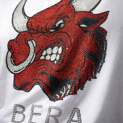 Red and black bull head design with 'BERA' text on a white background
