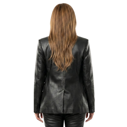 Wild Cards Max Mitchell Black Leather Blazer Order Today