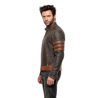 X-Men-Origins-Wolverine-Brown-Leather-Jacket