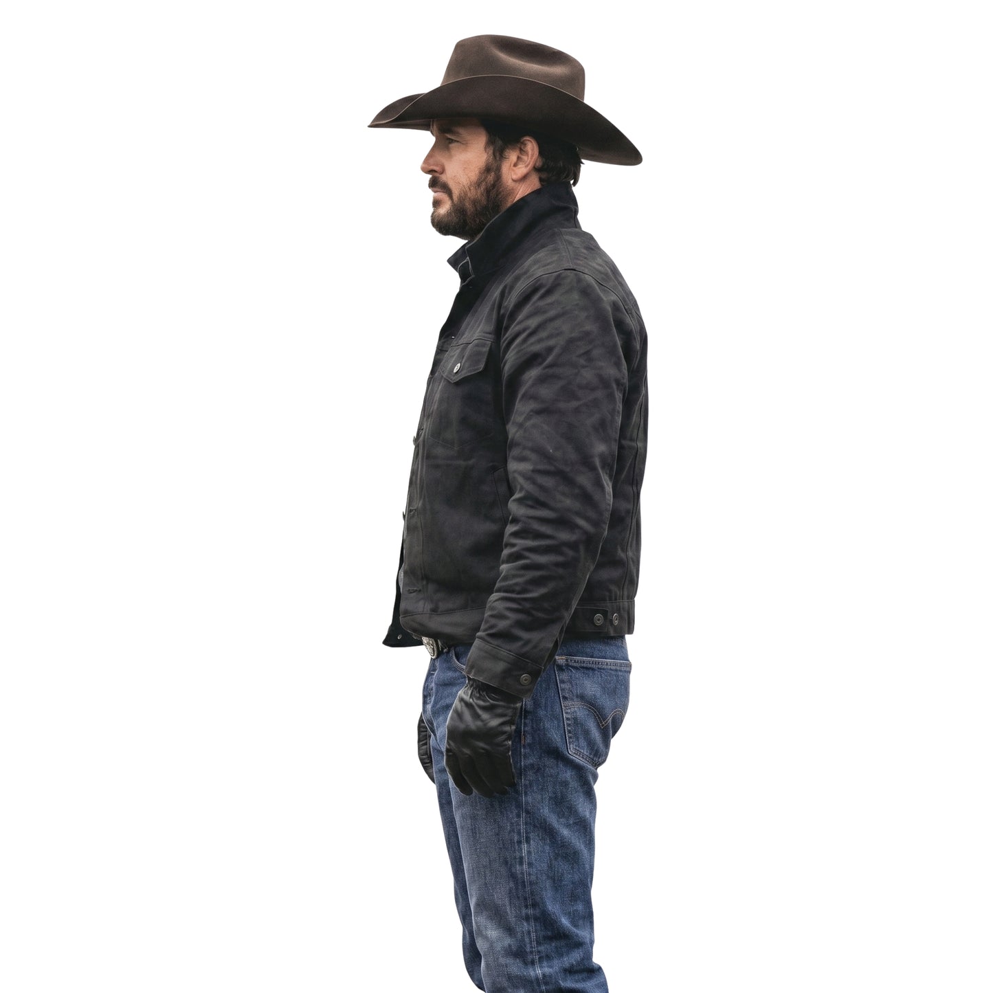 YS Rip Wheeler Black Cotton Jacket