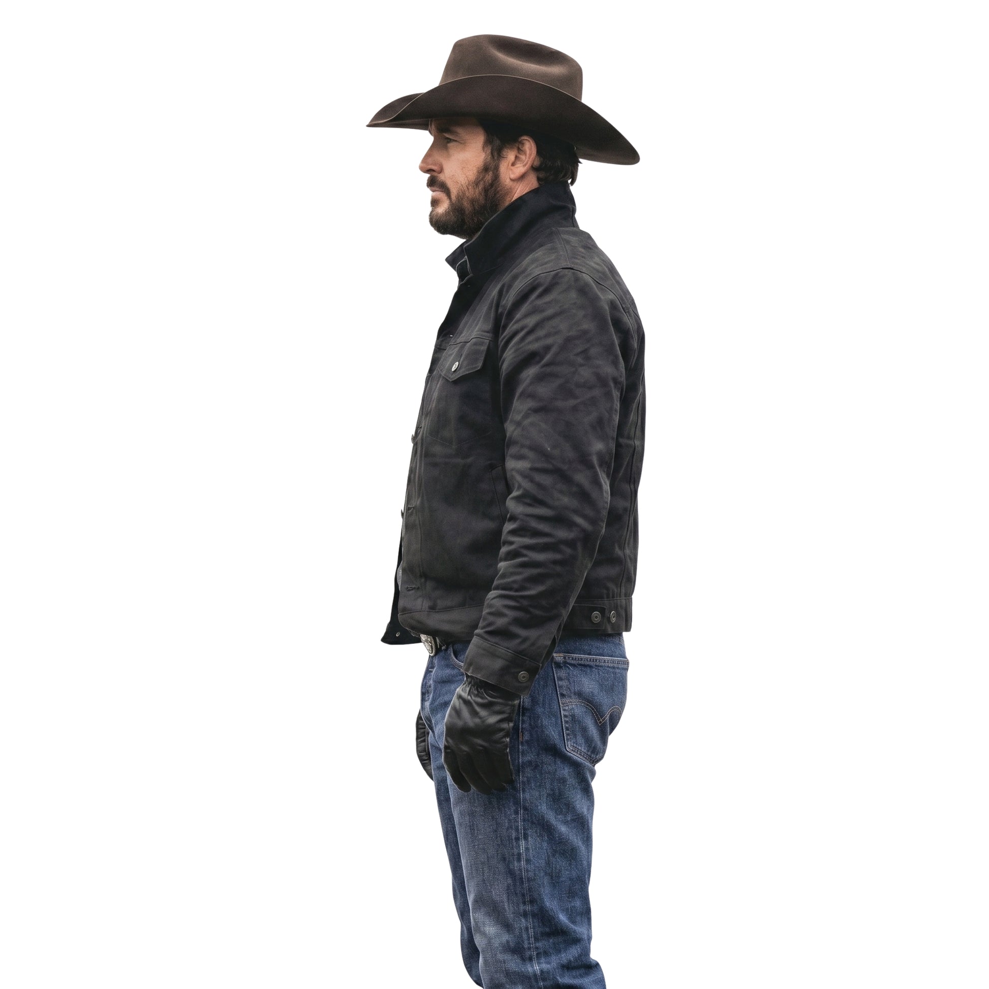 YS Rip Wheeler Black Cotton Jacket