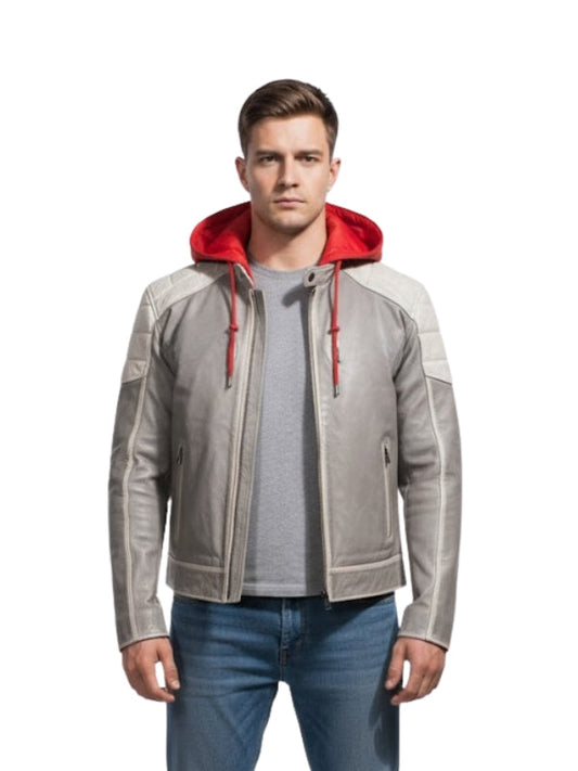 Arkham Knight Red Hood Leather Jacket
