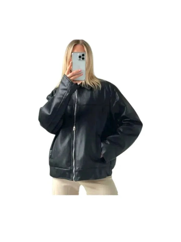 oversized bomber jacket